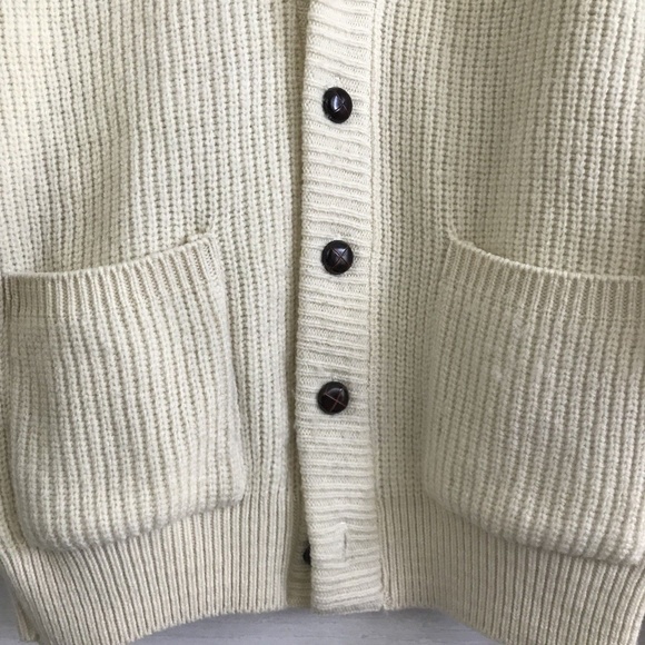 Vintage Lord Jeff Virgin Wool Grandpa Cardigan - Picture 3 of 6